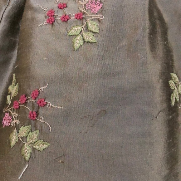 NWT TALBOTS infant 100% silk Holiday dress - Picture 5 of 8